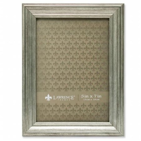 Lawrence Frames Lawrence Frames 536357 Sutter Burnished Picture Frame - Silver; 0.71 in. 536357